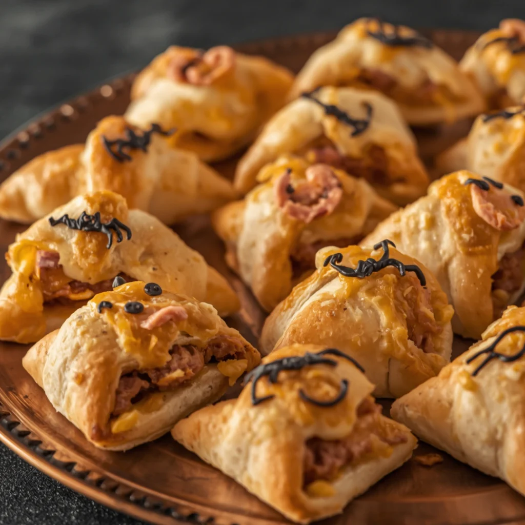 Halloween Crescent Roll Bites