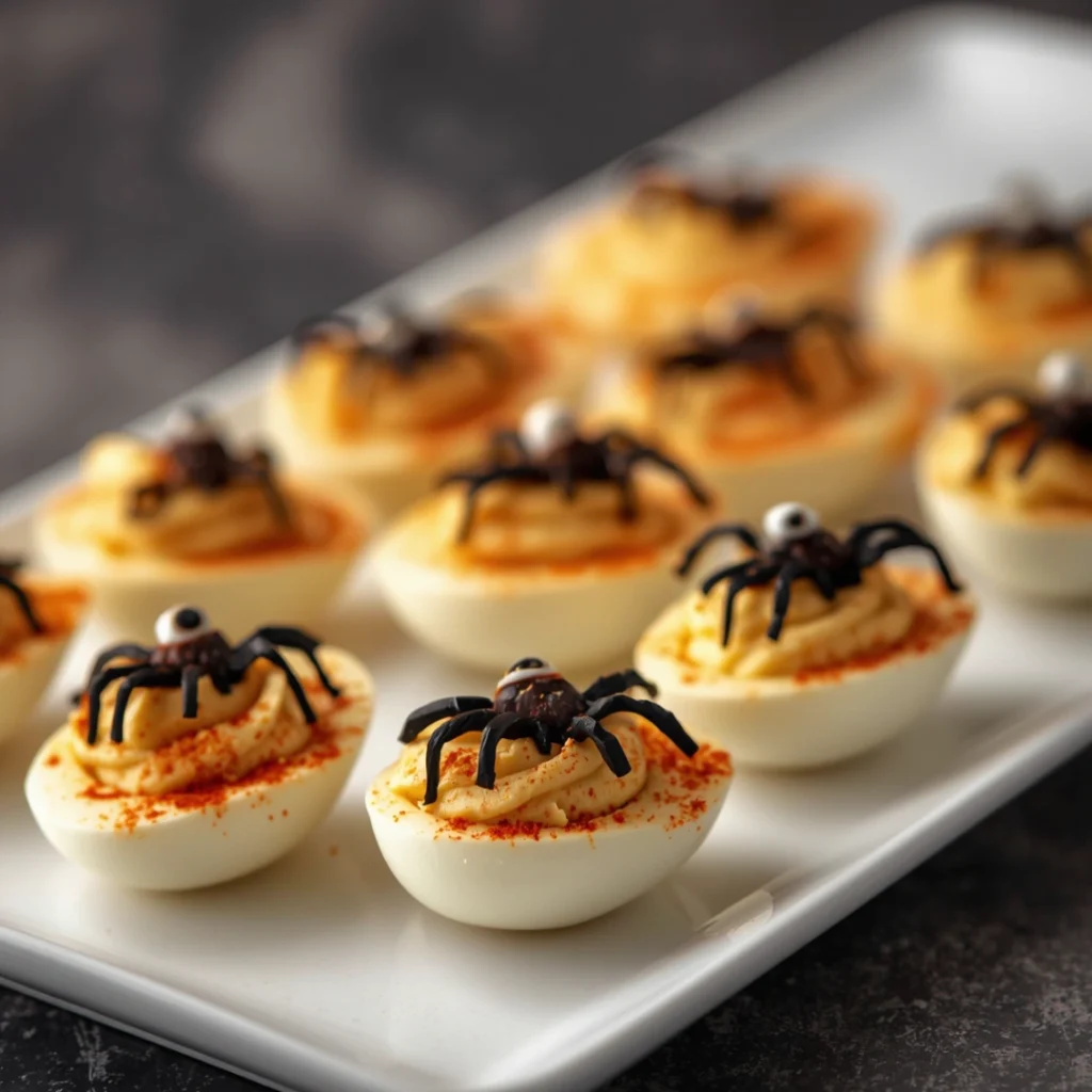 Halloween Deviled Eggs