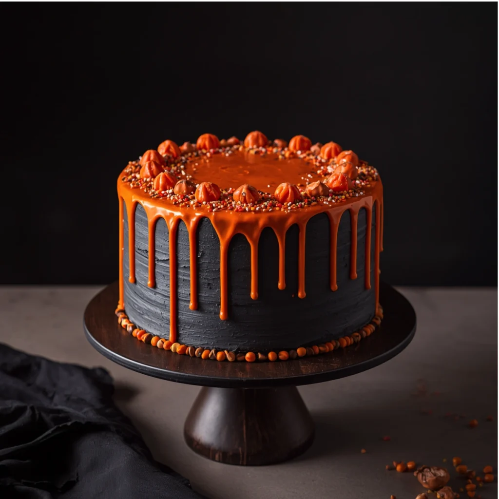 Halloween Drip Cake