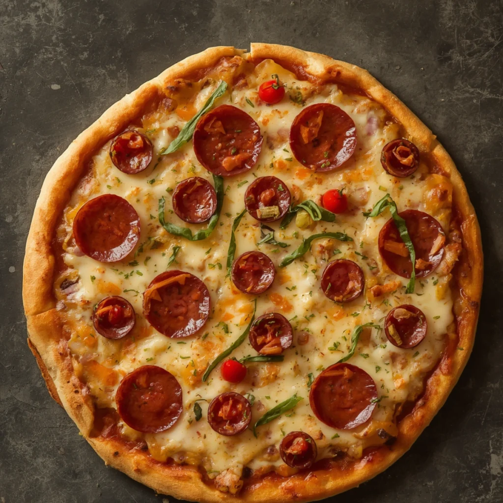 Halloween Flatbread Pizza