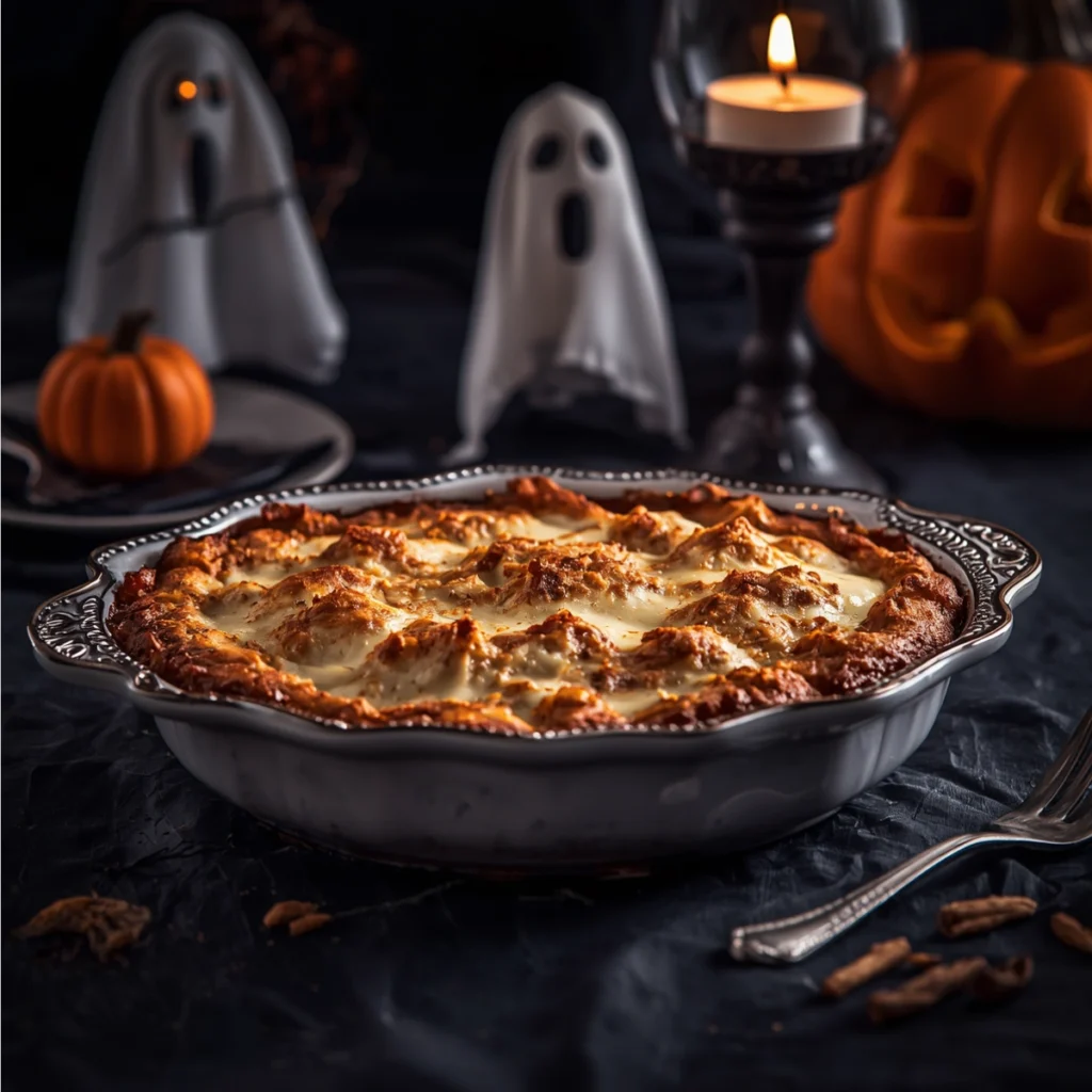 Halloween Lasagna 1