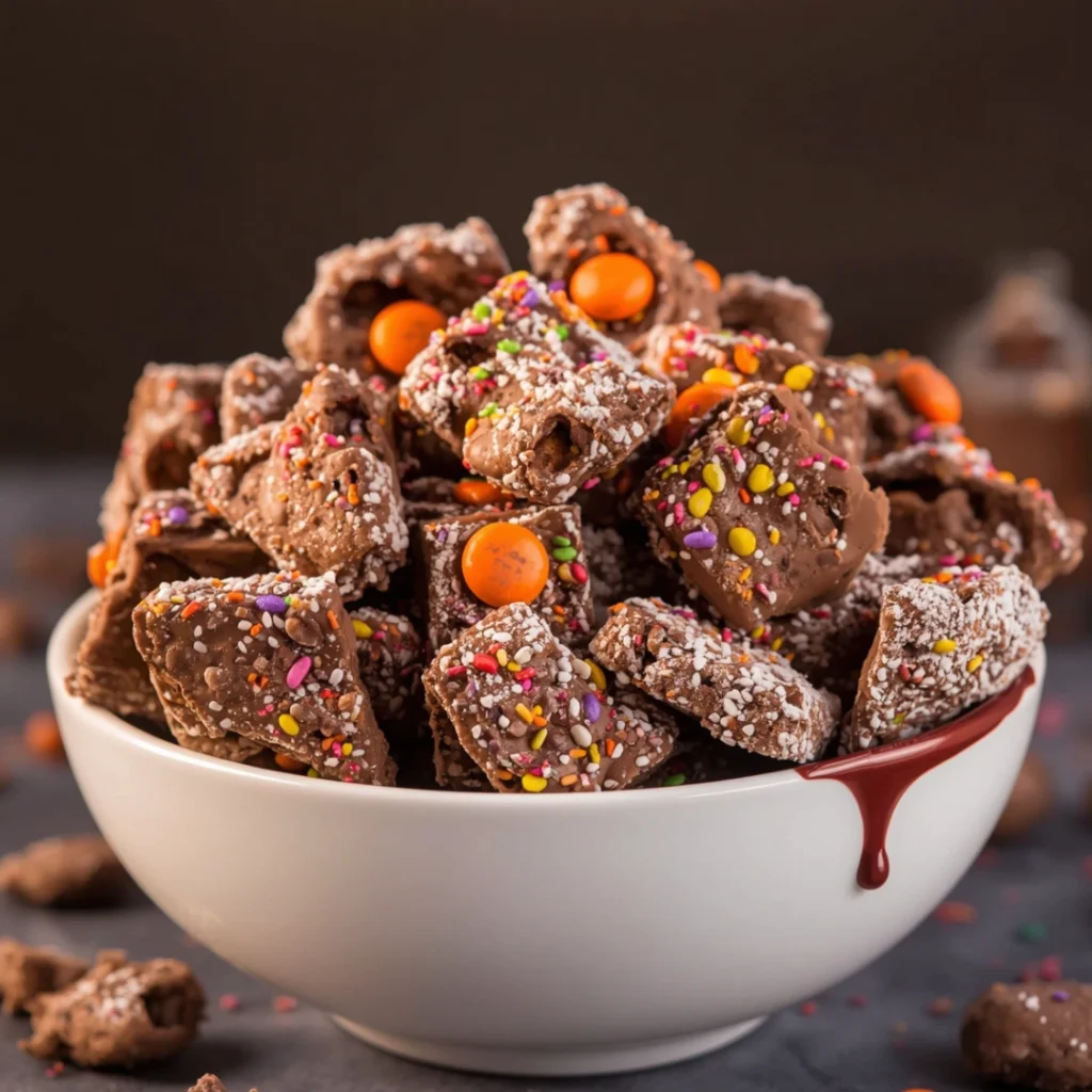 Halloween Muddy Buddies
