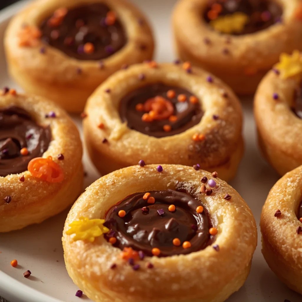 Halloween Nutella Puff Pastry Bites
