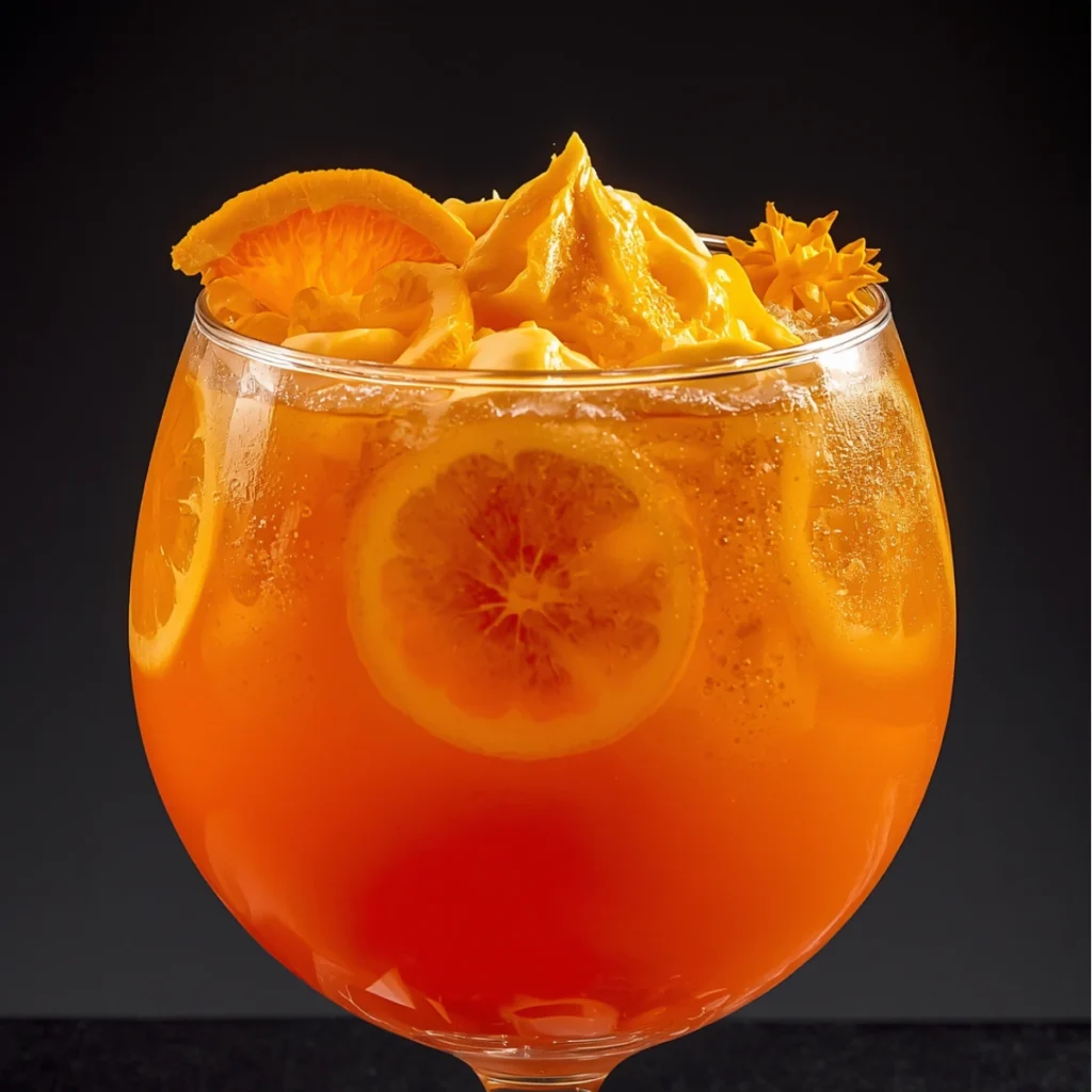 Halloween Orange Sherbet Punch