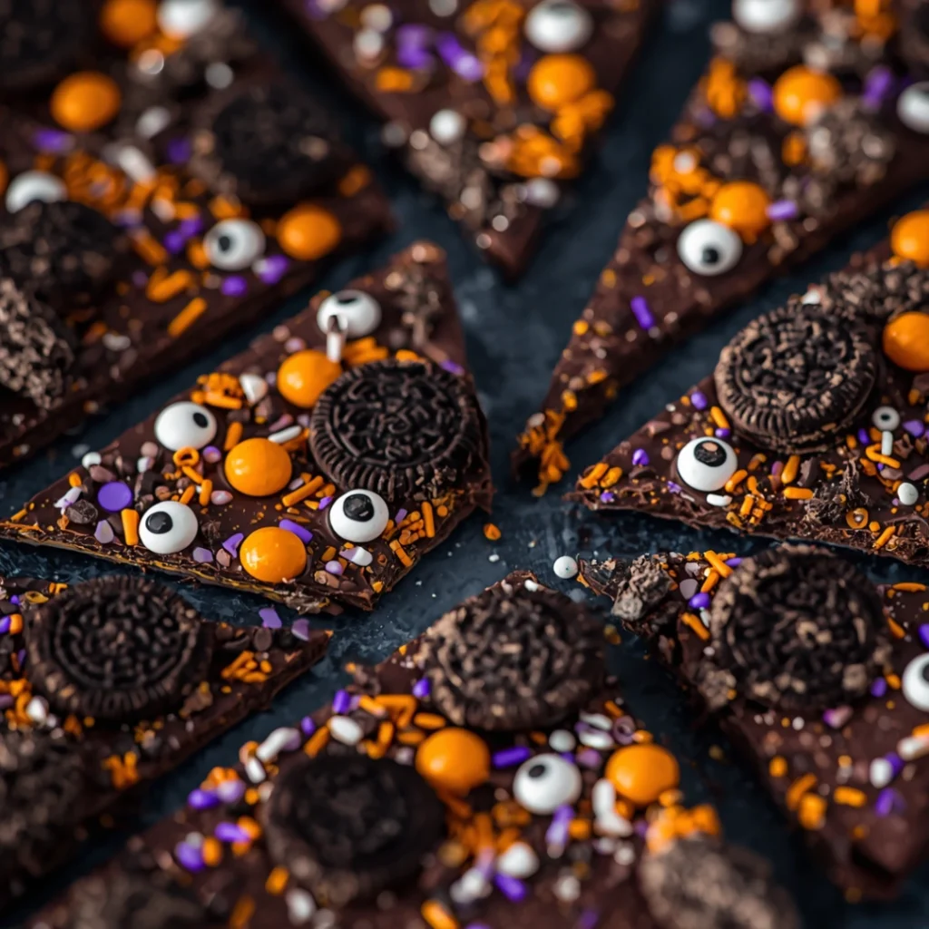 Halloween Oreo Bark
