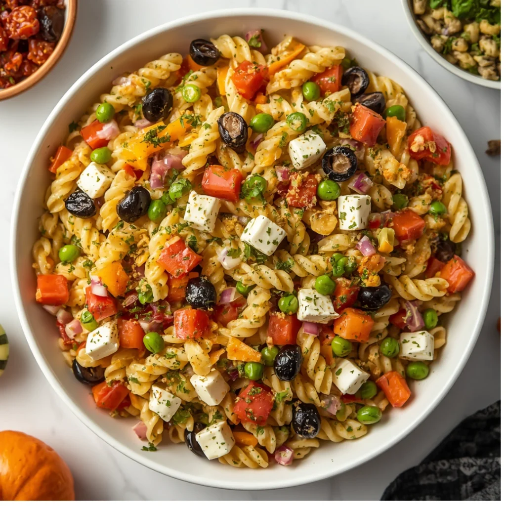 Halloween Pasta Salad 1