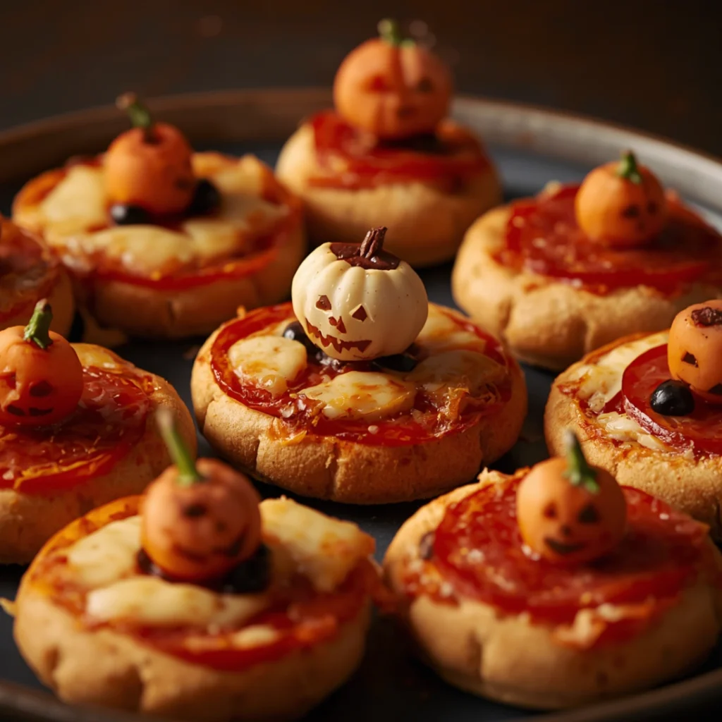Halloween Pizza Bites