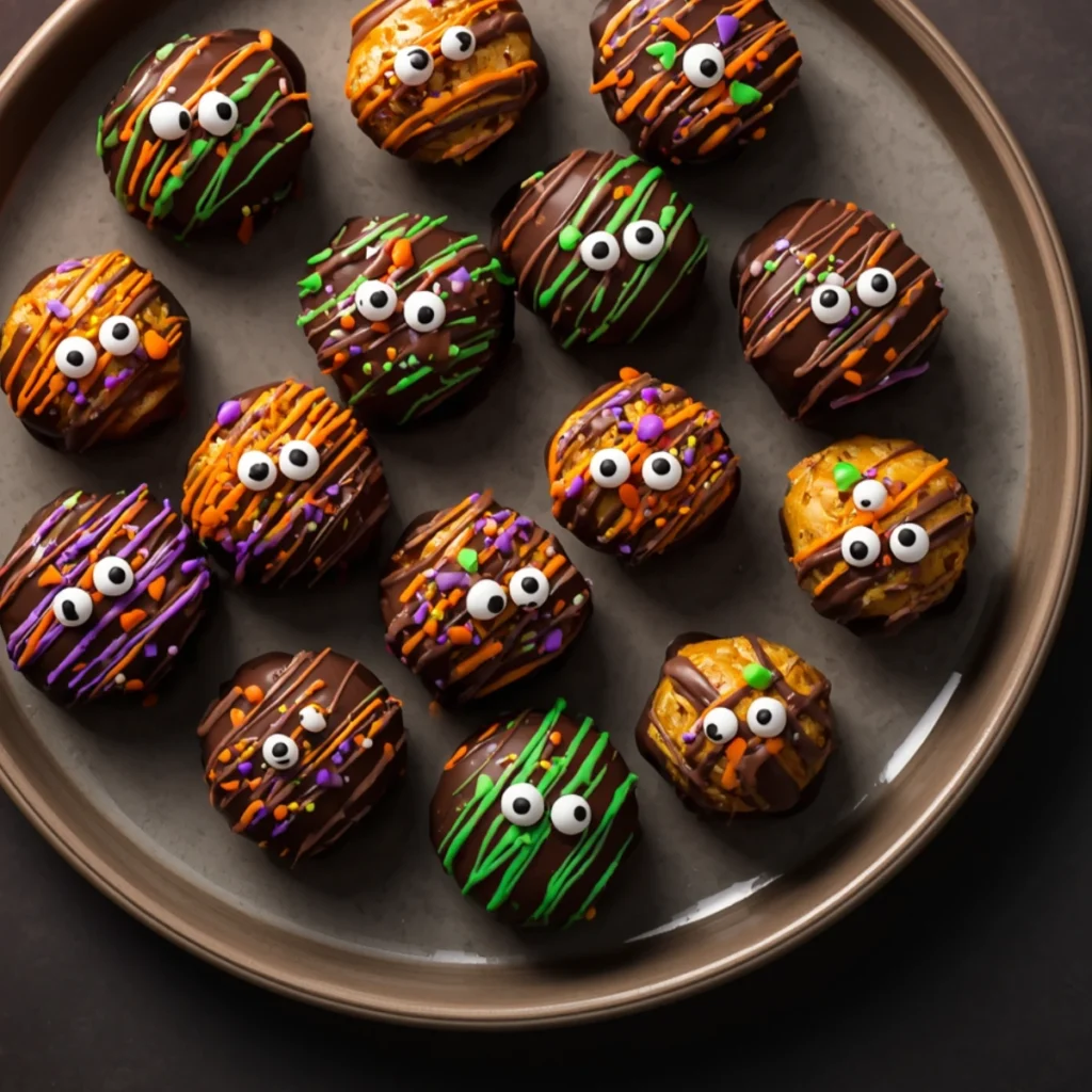 Halloween Pretzel Bites
