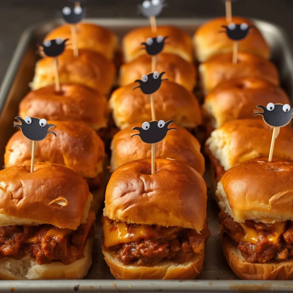 Halloween Sloppy Joe Sliders 1