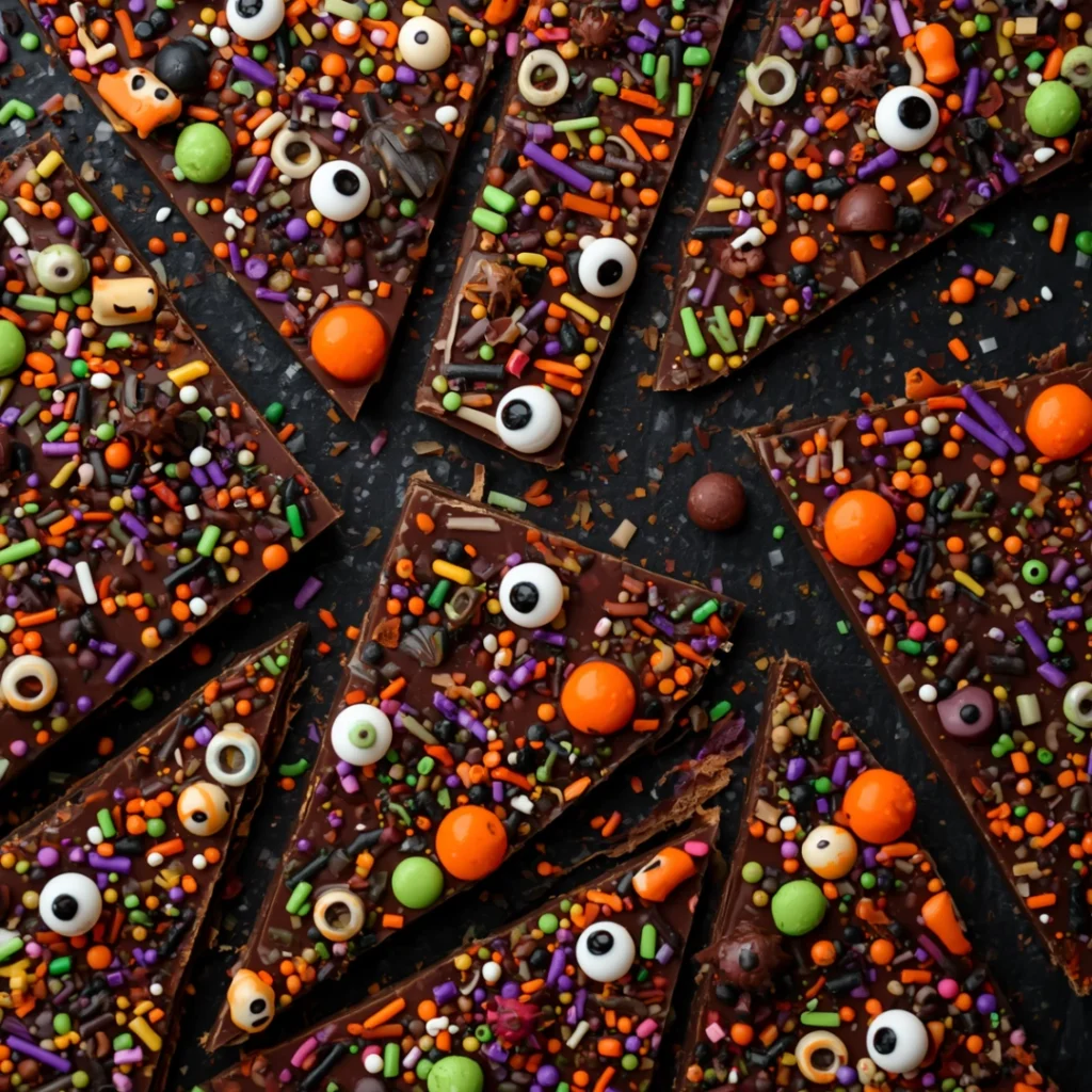 Halloween Sprinkle Bark