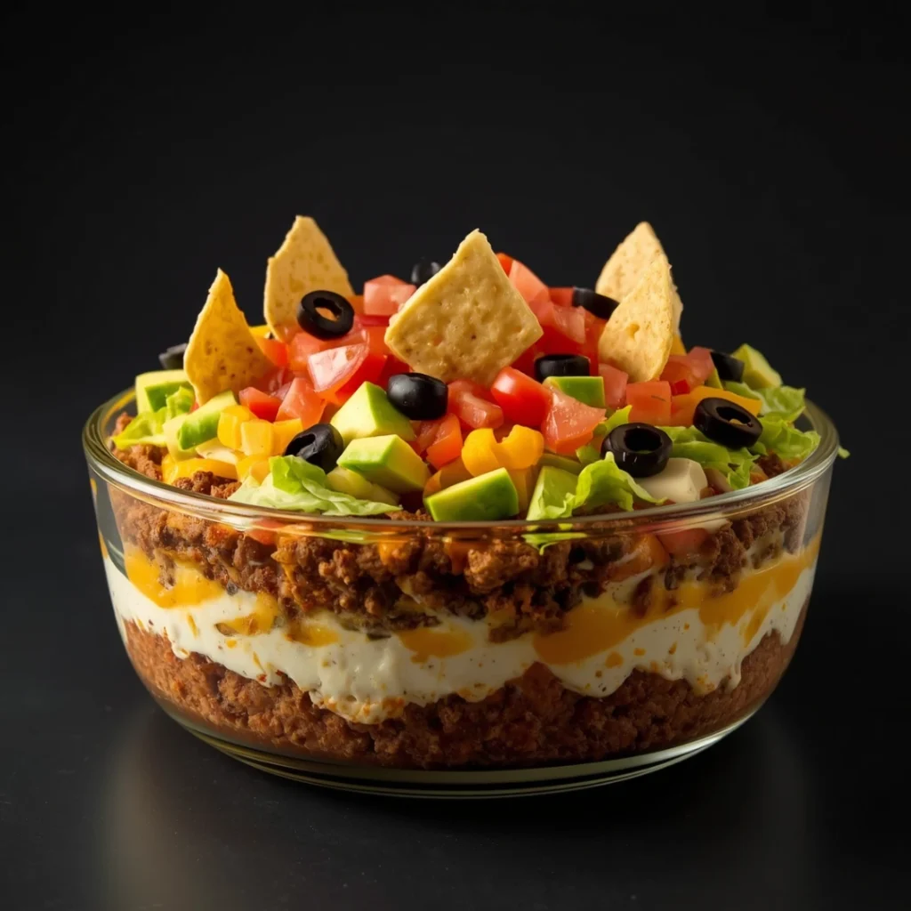 Halloween Taco Dip