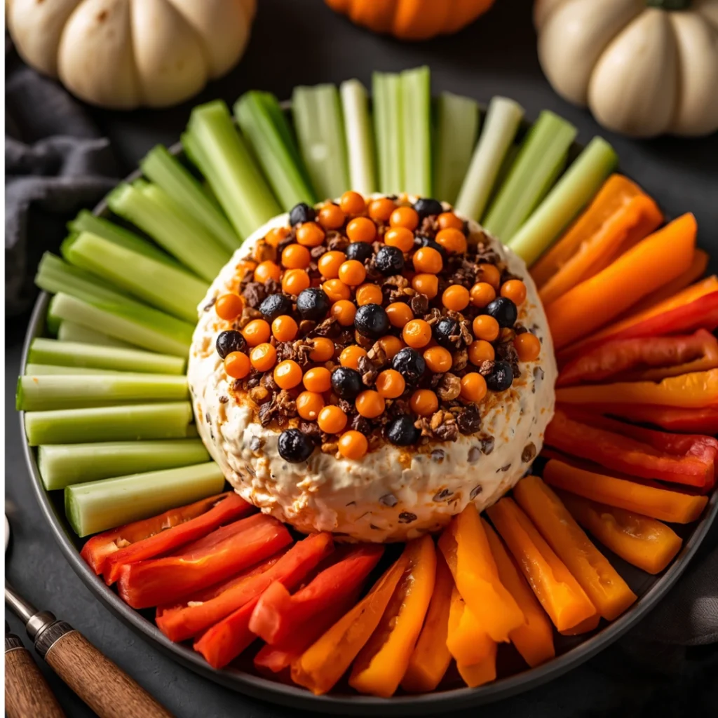 Keto Halloween Cheese Ball