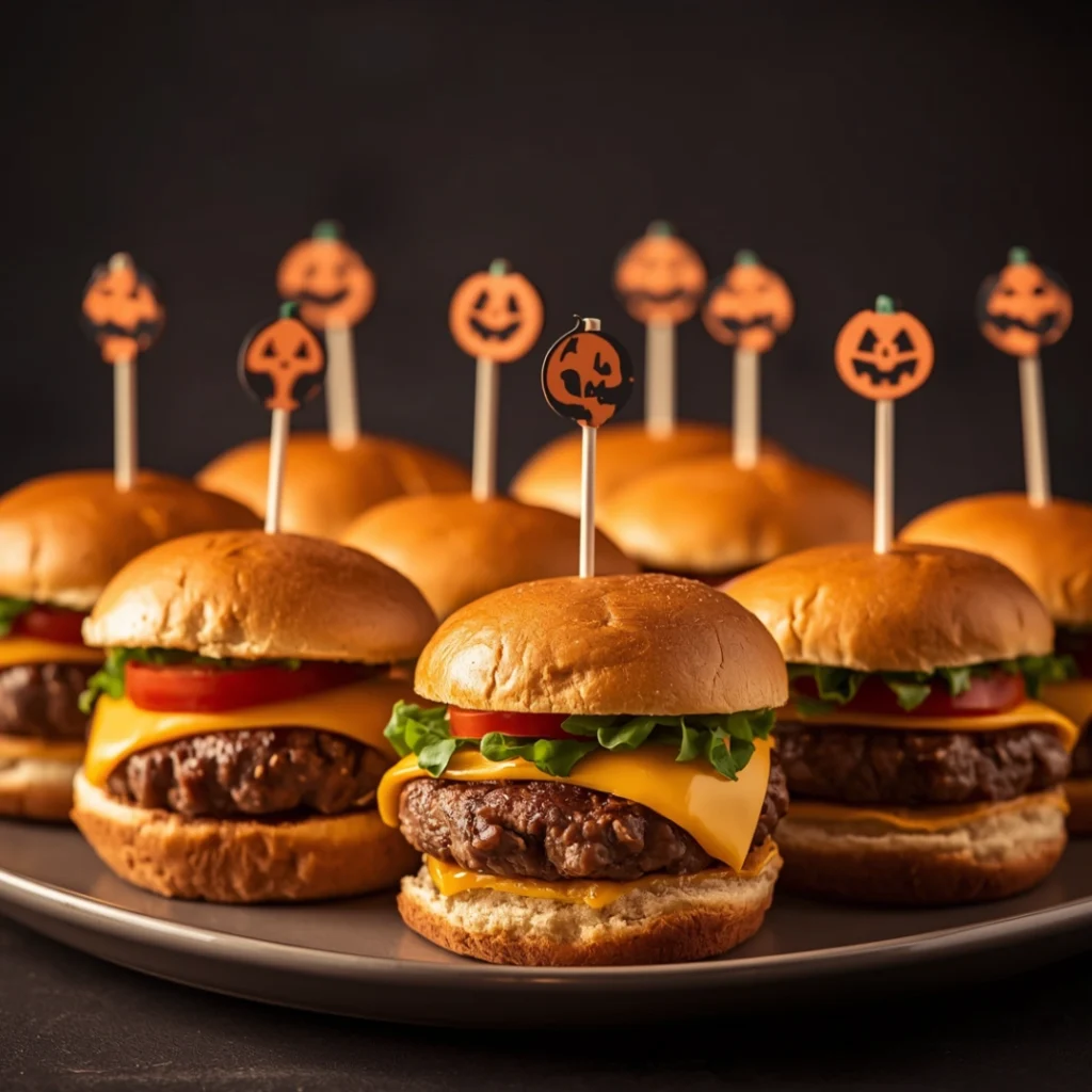 Mini Halloween Sliders