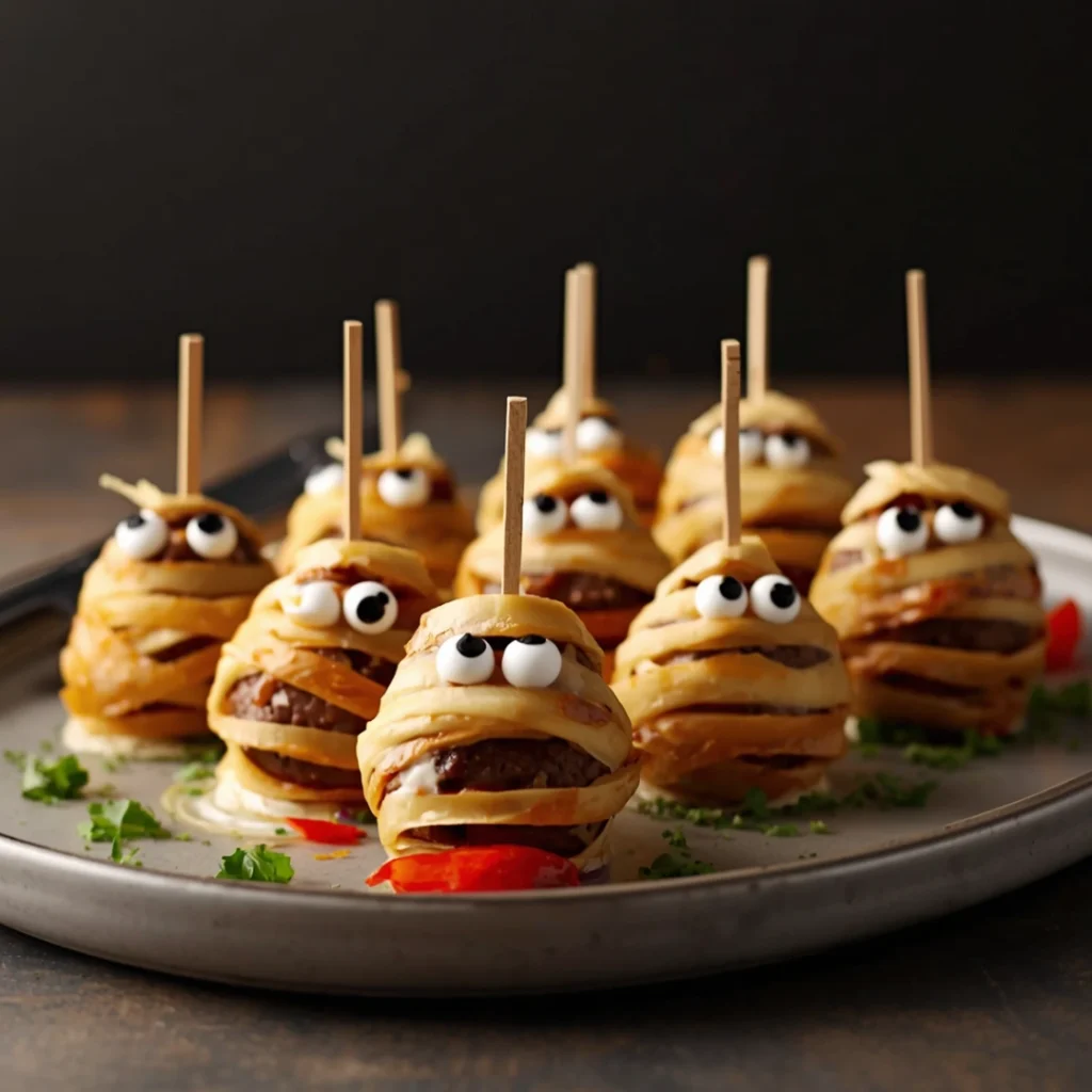 Mummy Meatballs 1