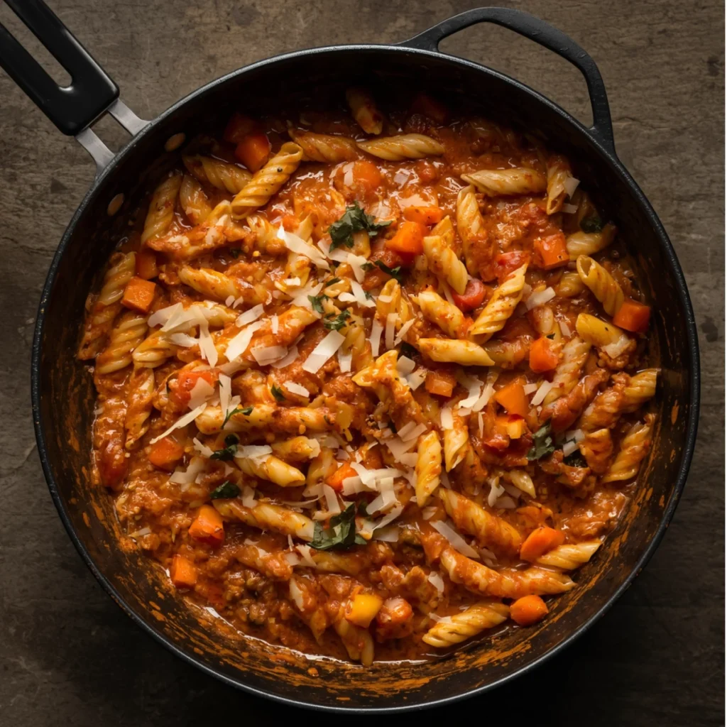 One Pot Halloween Pasta