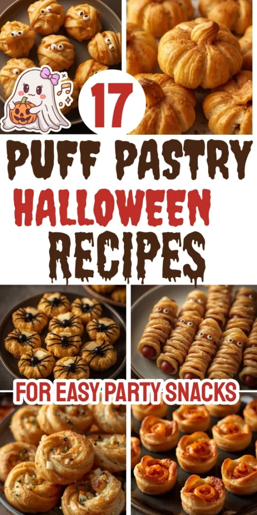 PUFF PASTRY HALLOWEEN RECIPES FOR EASY PARTY SNACKS