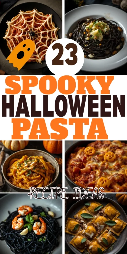 SPOOKY HALLOWEEN PASTA RECIPES