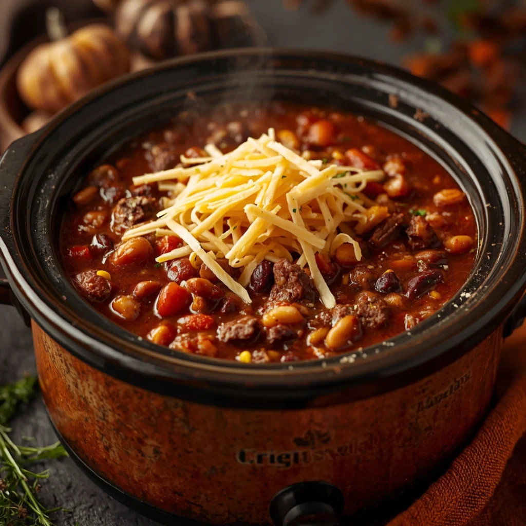 Slow Cooker Halloween Chili