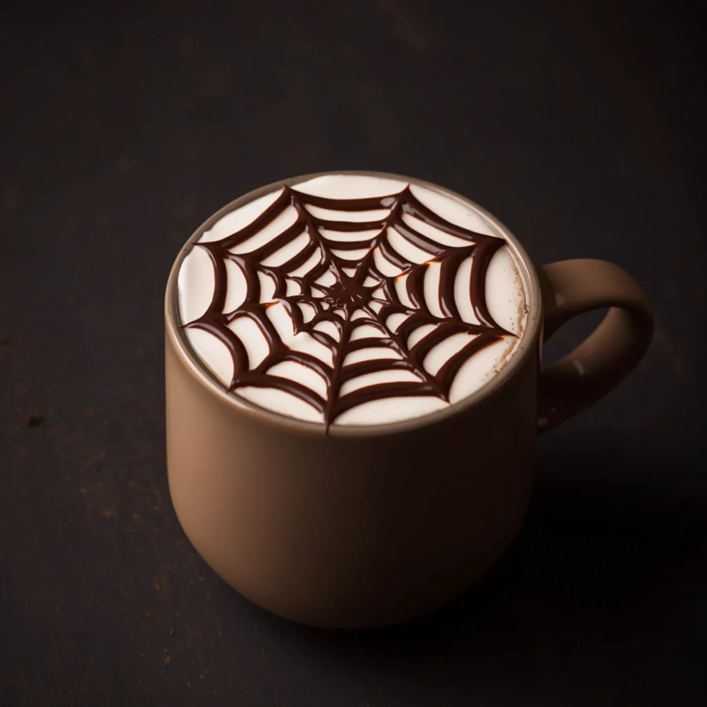 Spiderweb Hot Chocolate