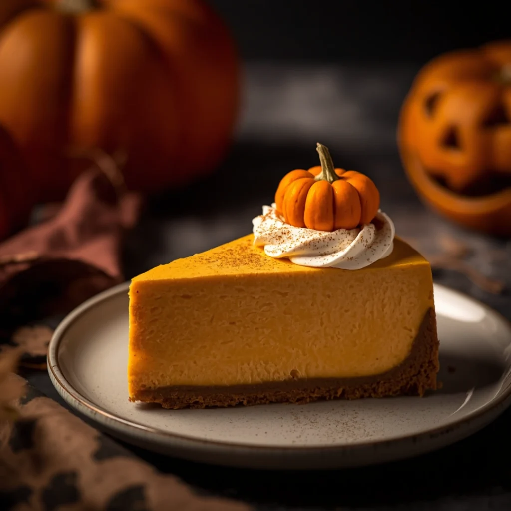 Vegan Pumpkin Cheesecake