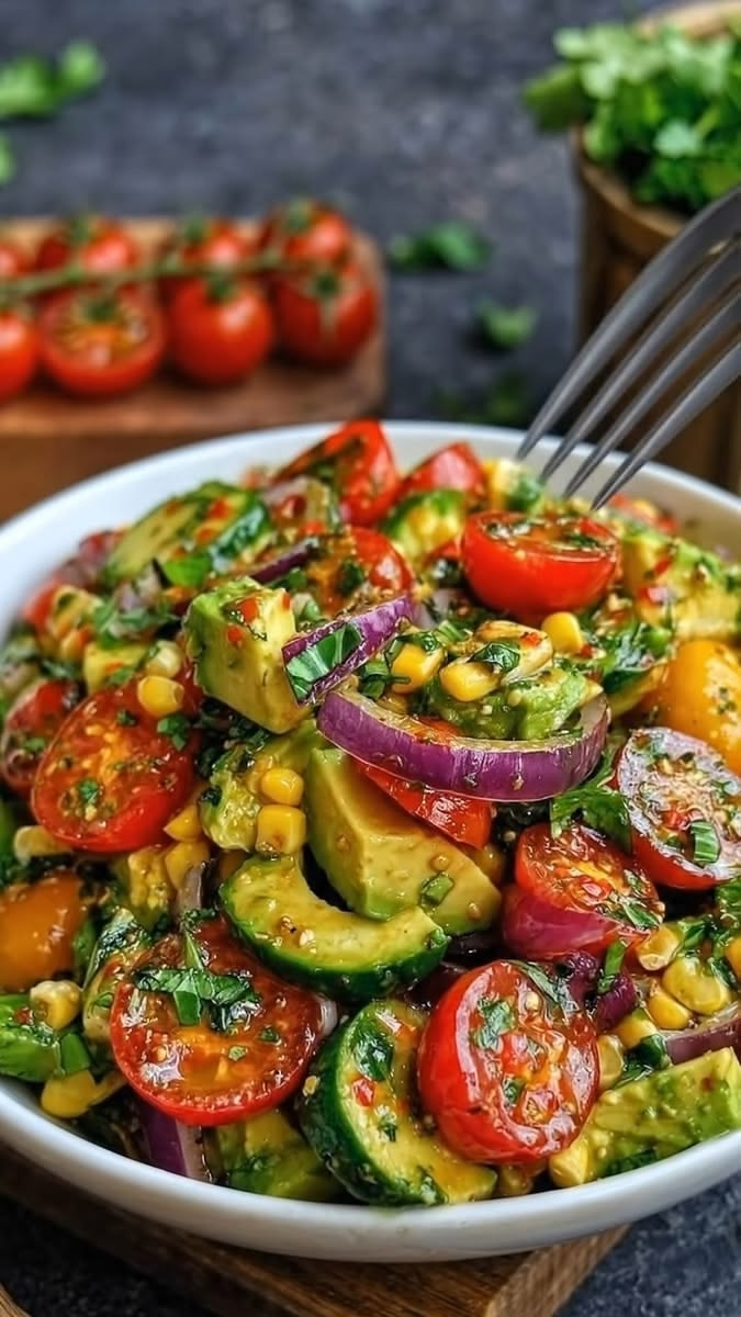Avocado Corn Salad Bowl