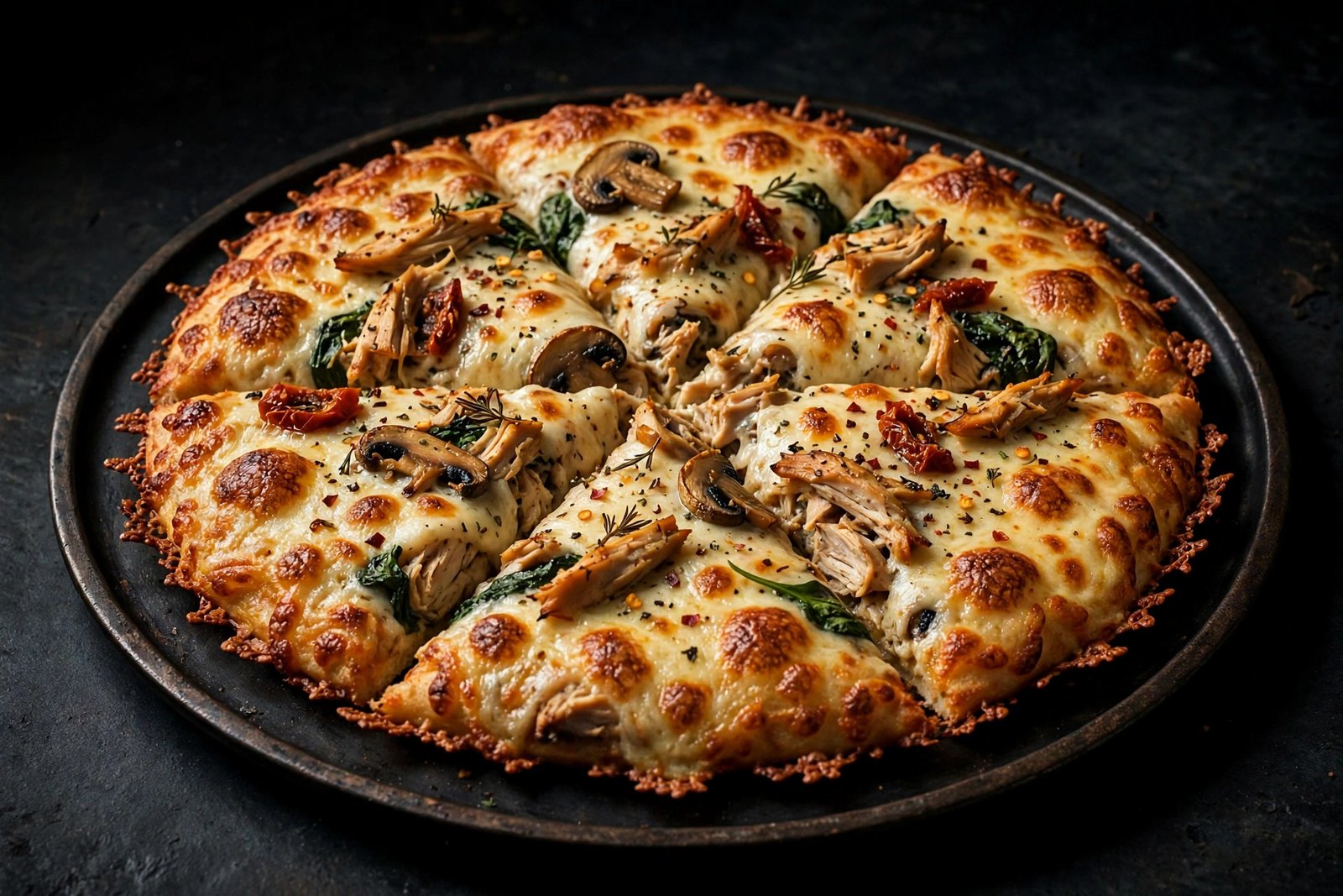 Protein Crustless Pizza
