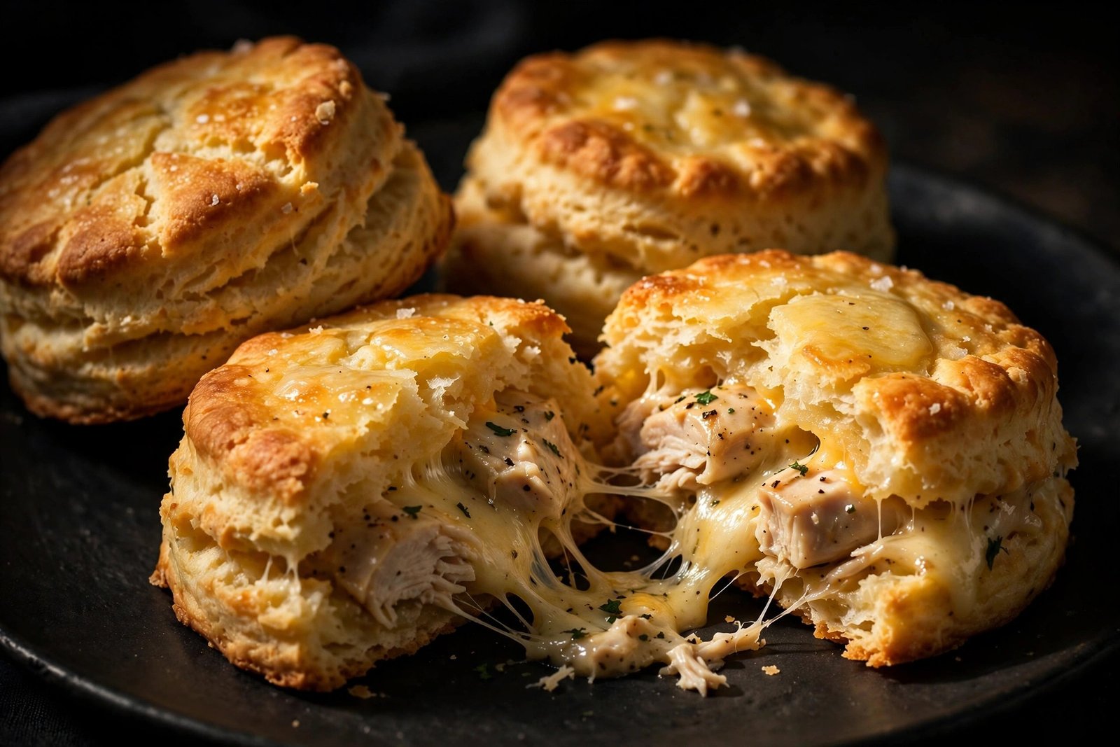 Cheesy Chicken Biscuits
