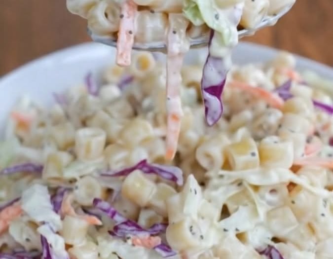 Creamy Coleslaw Pasta Salad