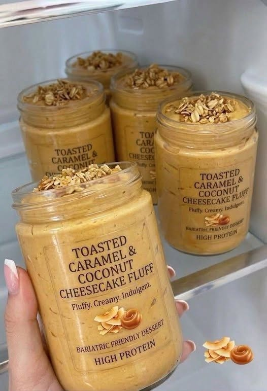 Toasted Caramel & Coconut Cheesecake Fluff