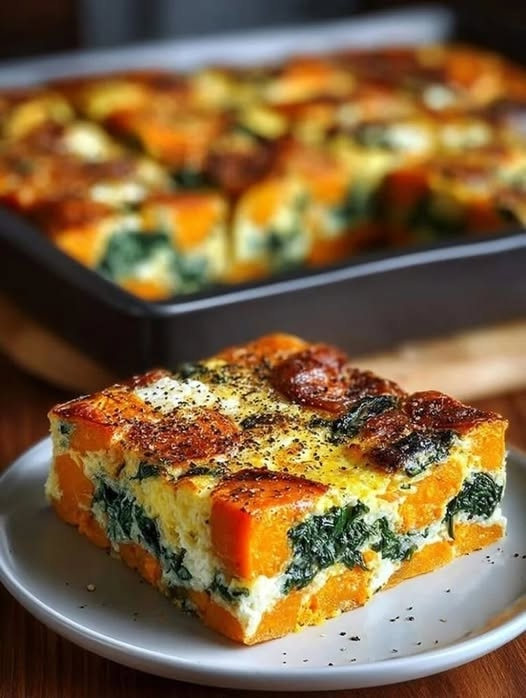 Sweet Potato Spinach Bake