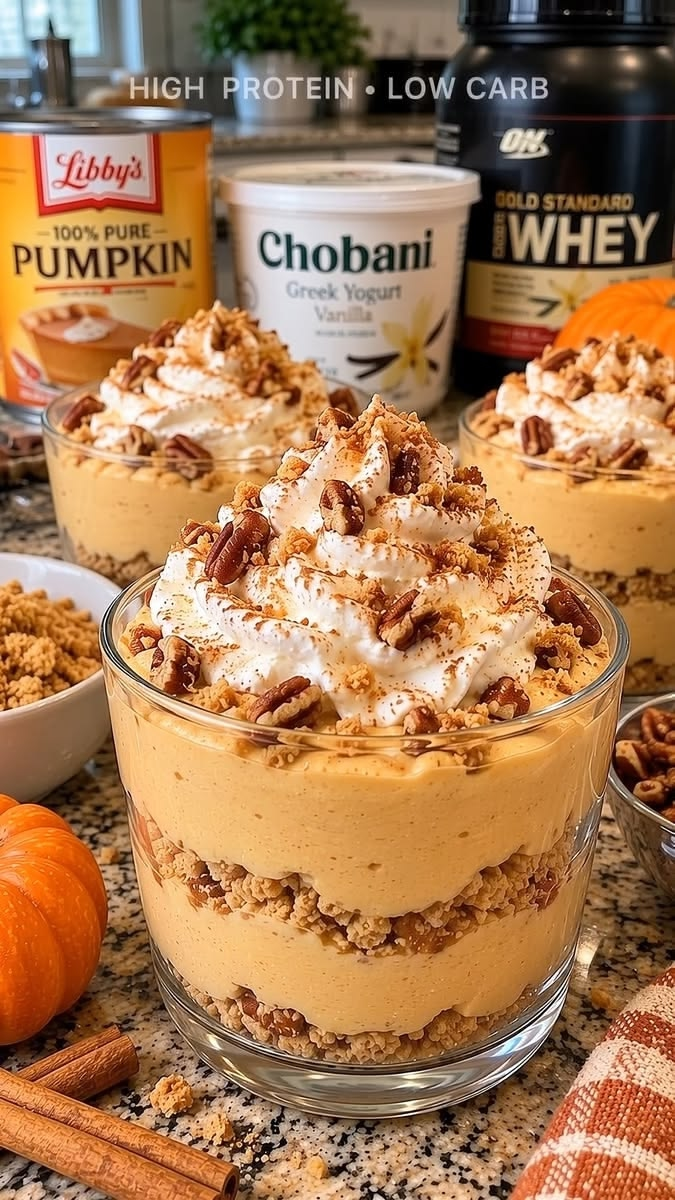 High-Protein Pumpkin Pie Fluff