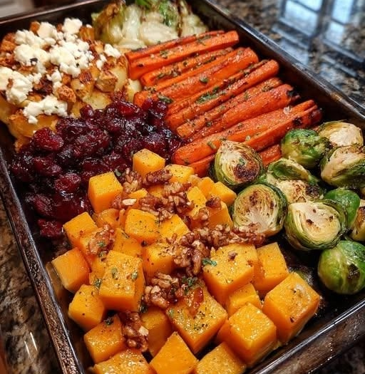 Roasted Fall Veggie Sheet Pan