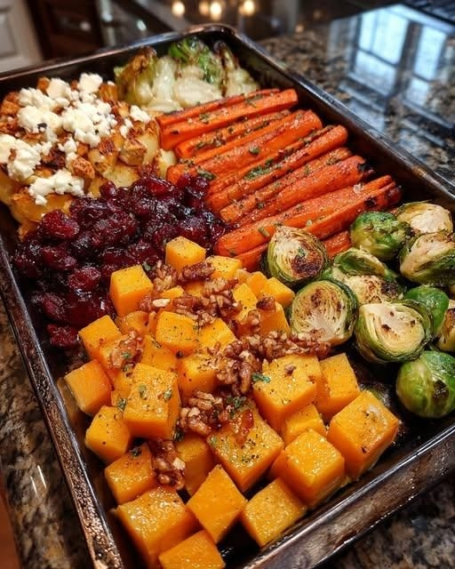 Roasted Fall Veggie Sheet Pan