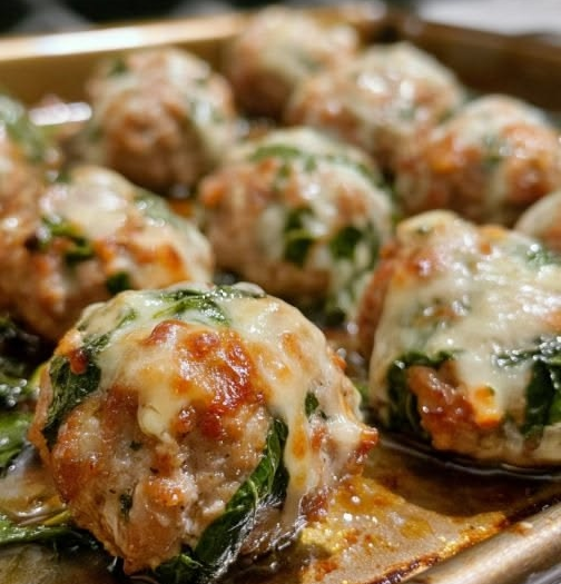 Spinach Chicken Meatballs Recipe