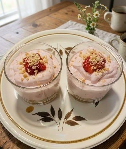 High-Protein Strawberry Cheesecake Cups