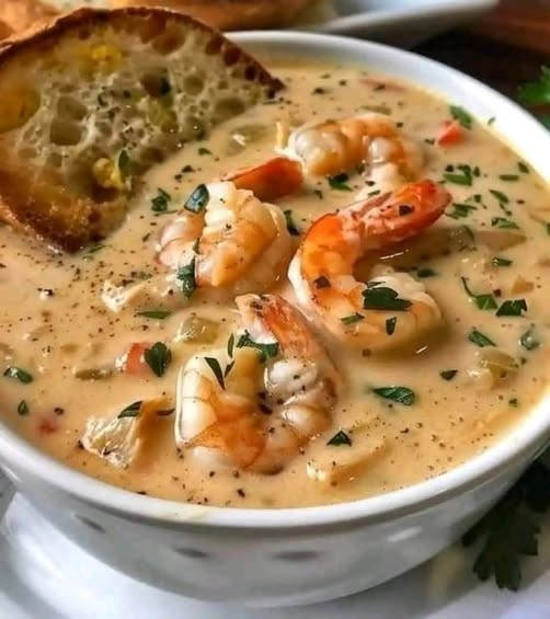Creamy Crab and Shrimp Seafood Bisque