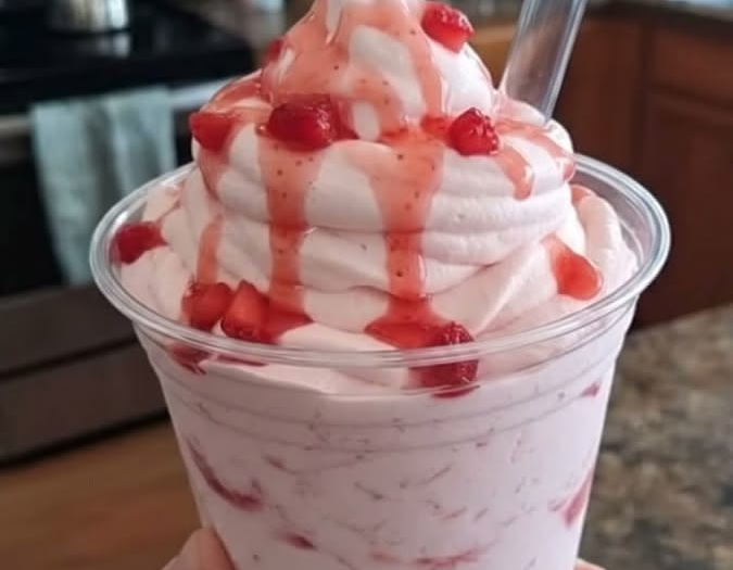 High-Protein Strawberry Cheesecake Protein Fluff Cups