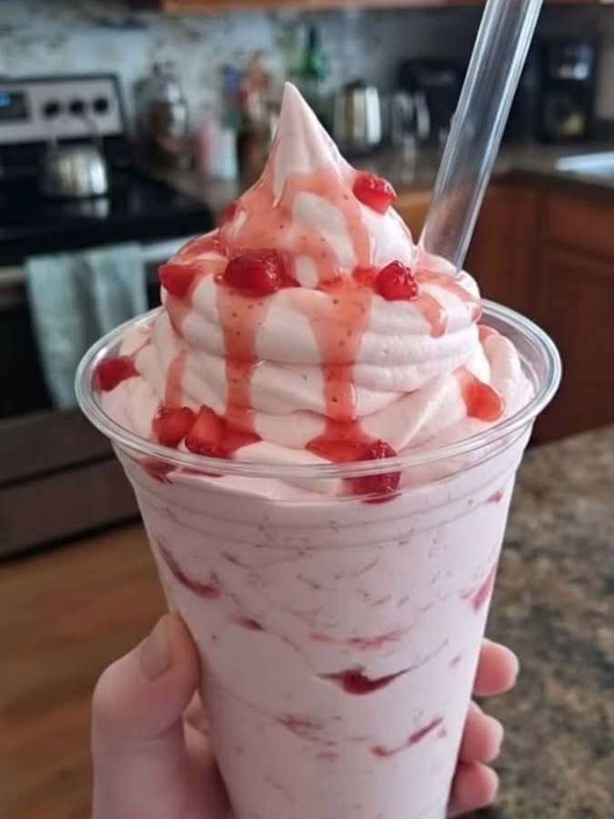 High-Protein Strawberry Cheesecake Protein Fluff Cups