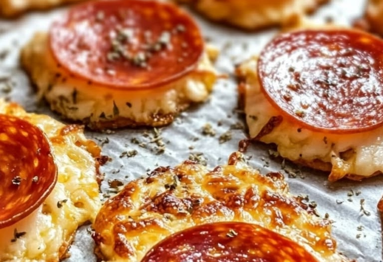 Keto Pizza Chips: Crispy, Cheesy, and Irresistible