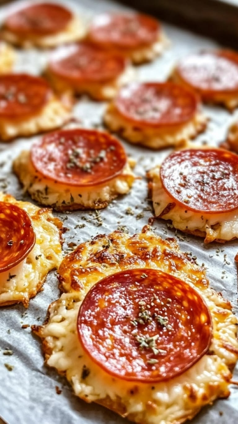 Keto Pizza Chips: Crispy, Cheesy, and Irresistible