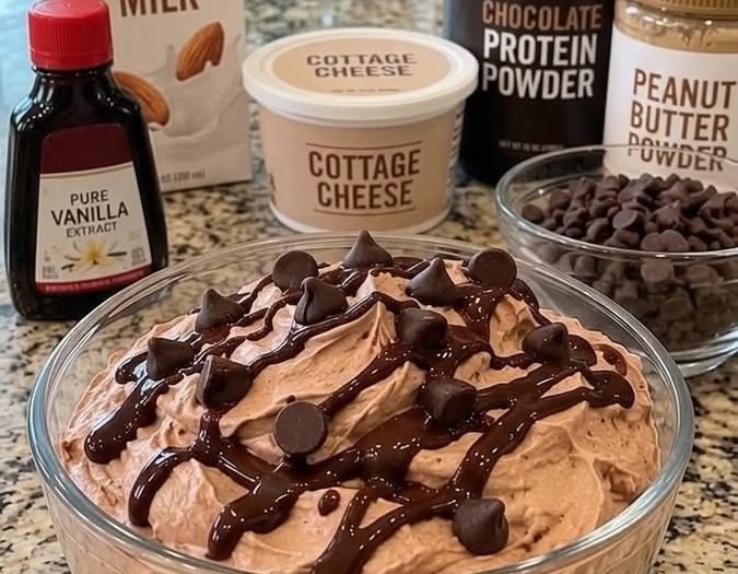 Chocolate Peanut Butter Protein Fluff