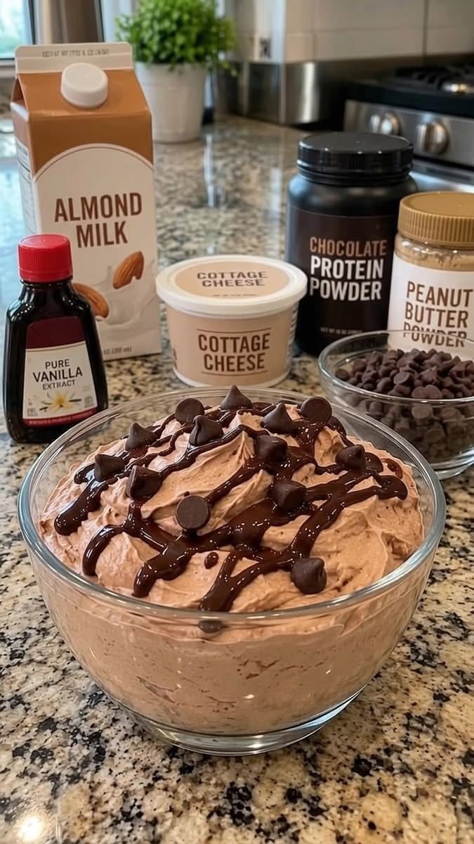 Chocolate Peanut Butter Protein Fluff