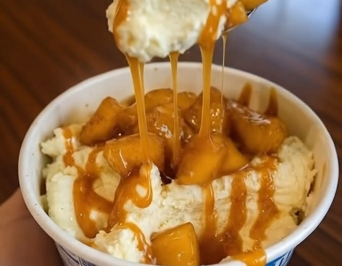 Caramel Apple Cheesecake Bites