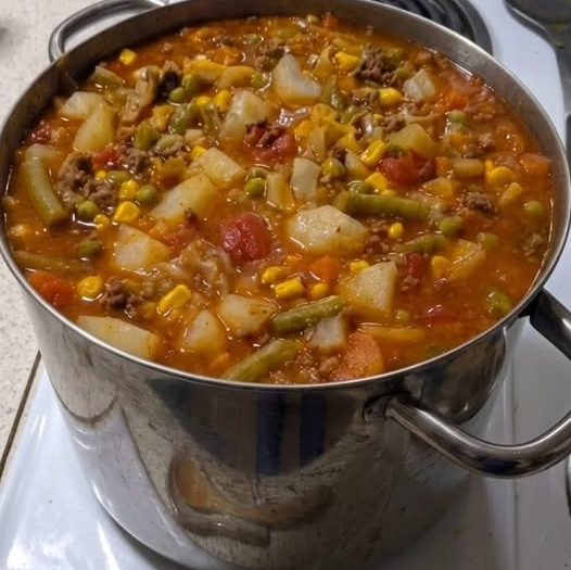 Homemade Vegetable Beef Soup