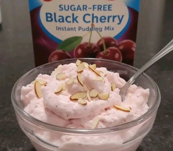 High-Protein, Low-Carb Black Cherry Cheesecake Fluff