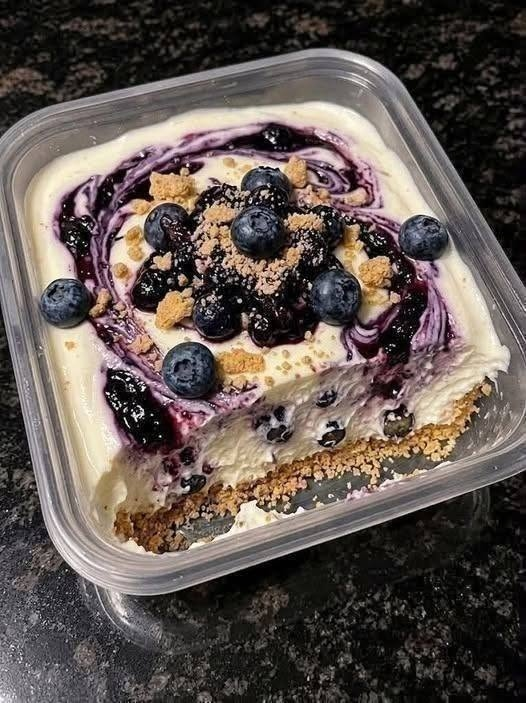 High-Protein Blueberry Cheesecake Bowl