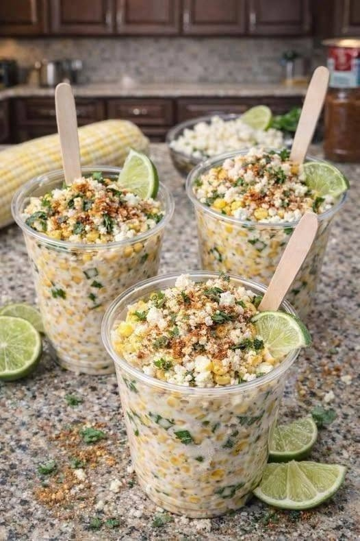 Mexican Street Corn Salad Cups (Elote Salad)