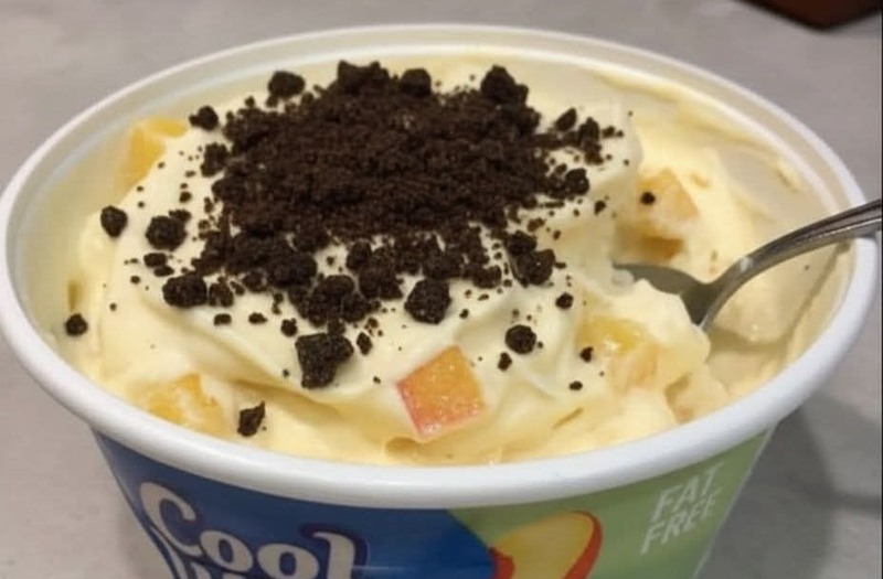 High-Protein, Low-Carb Peach Cheesecake Dessert Hack