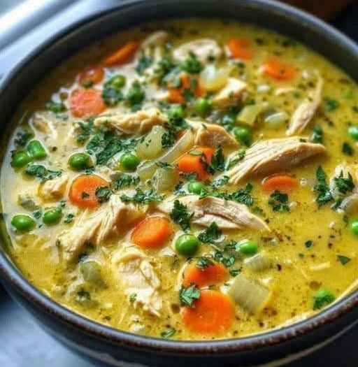 Turmeric Chicken Soup – Creamy, Comforting & Healthy
