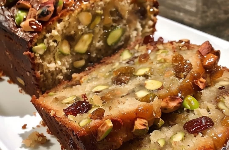 Simply Pistachio Date Walnut Honey Almond Loaf